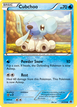Cubchoo 28/98 Pokémon card from Emerging Powers for sale at best price