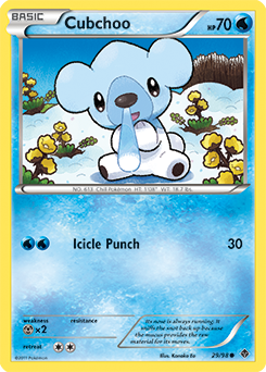 Cubchoo 29/98 Pokémon card from Emerging Powers for sale at best price