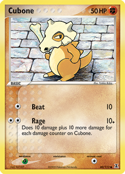 Cubone 60/113 Pokémon card from Ex Delta Species for sale at best price