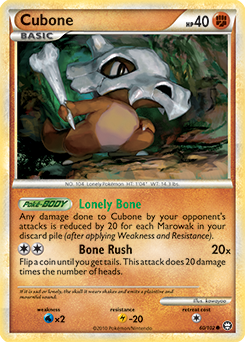 Cubone 60/102 Pokémon card from Triumphant for sale at best price