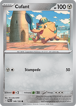 Cufant 149/193 Pokémon card from Paldea Evolved for sale at best price