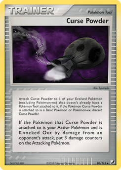 Carte Pokémon Poudre maléfique 80/115 de la série Ex Forces Cachées en vente au meilleur prix