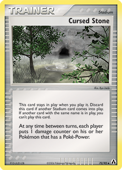 Carte Pokémon Pierre maléfique 72/92 de la série Ex Créateurs de Légendes en vente au meilleur prix