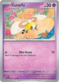Cutiefly 75/162 Pokémon card from Temporal Forces for sale at best price