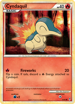 Cyndaquil 55/95 Pokémon card from Call of Legends for sale at best price