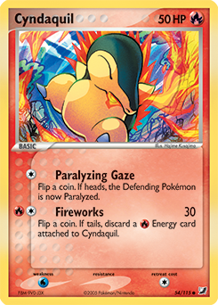 Cyndaquil 54/115 Pokémon card from Ex Unseen Forces for sale at best price