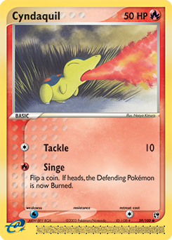 Cyndaquil 59/100 Pokémon card from Ex Sandstorm for sale at best price