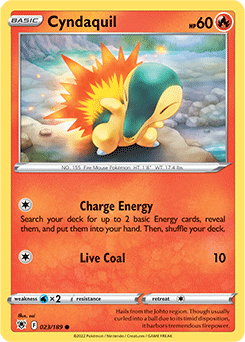 Cyndaquil 023/189 Pokémon card from Astral Radiance for sale at best price
