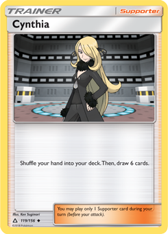 Cynthia 119/156 Pokémon card from Untra Prism for sale at best price