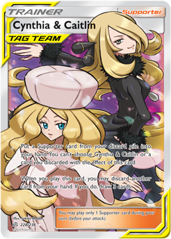 Cynthia Caitlin 228/236 Pokémon card from Cosmic Eclipse for sale at best price