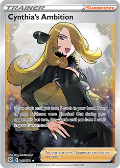 Cynthia's Ambition 169/172 Pokémon card from Brilliant Stars for sale at best price