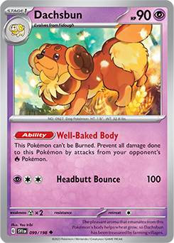 Dachsbun 099/198 Pokémon card from Scarlet & Violet for sale at best price