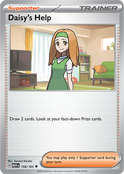 Daisy's Help 158/165 Pokémon card from 151 for sale at best price