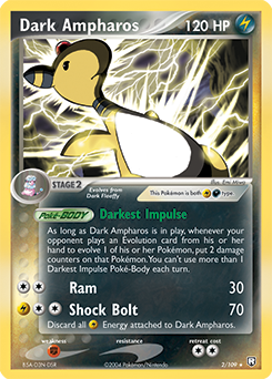 Dark Ampharos 2/109 Pokémon card from Ex Team Rocket Returns for sale at best price