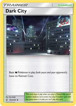 Dark City 193/236 Pokémon card from Unified Minds for sale at best price