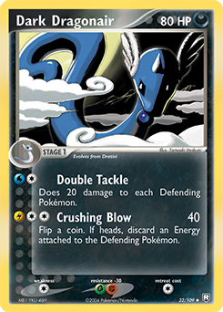 Carte Pokémon Peu commune Dark Dragonair 32/109 de la série Ex Team Rocket Returns