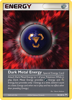 Carte Pokémon Dark Metal Energy 94/109 de la série Ex Team Rocket Returns en vente au meilleur prix