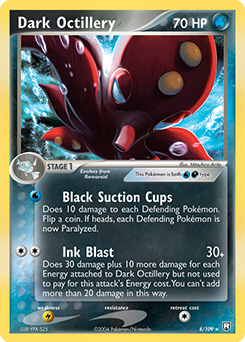 Dark Octillery 8/109 Pokémon card from Ex Team Rocket Returns for sale at best price