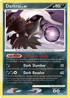 Darkrai 3/100 Pokémon card from Majestic Dawn for sale at best price