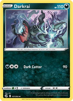 Darkrai 167/264 Pokémon card from Fusion Strike for sale at best price