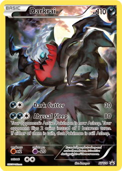 Promo Pokémon card Darkrai XY114 from XY Promos expansion