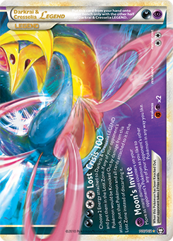 Legend Pokémon Pokémon card Darkrai & Cresselia LEGEND 100/102 from Triumphant expansion