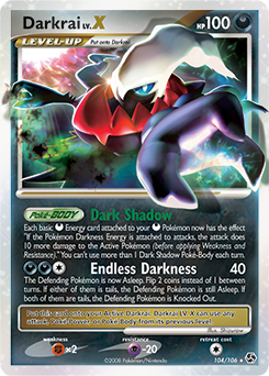 Darkrai LV.X 104/106 Pokémon card from Great Encounters for sale at best price