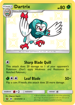 Dartrix SV3/SV94 Pokémon card from Hidden Fates for sale at best price