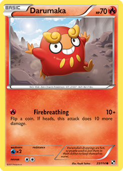 Darumaka 23/114 Pokémon card from Black & White for sale at best price