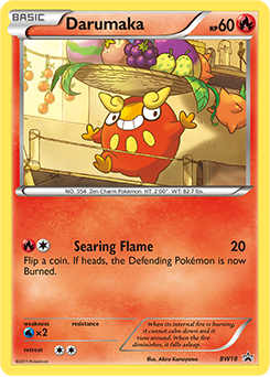 Darumaka BW18 Pokémon card from Back & White Promos for sale at best price