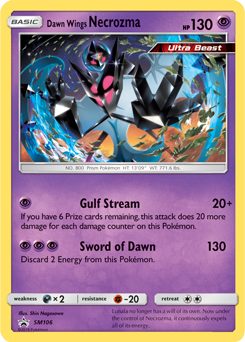 Dawn Wings Necrozma SM106 Pokémon card from Sun and Moon Promos for sale at best price