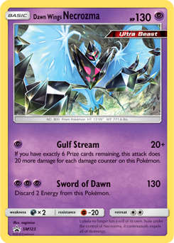Dawn Wings Necrozma SM123 Pokémon card from Sun and Moon Promos for sale at best price