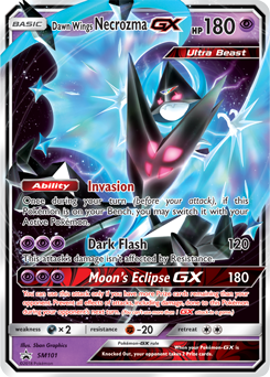 Dawn Wings Necrozma GX SM101 Pokémon card from Sun and Moon Promos for sale at best price