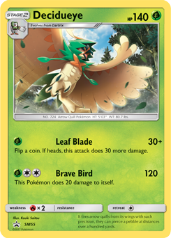 Decidueye SM55 Pokémon card from Sun and Moon Promos for sale at best price