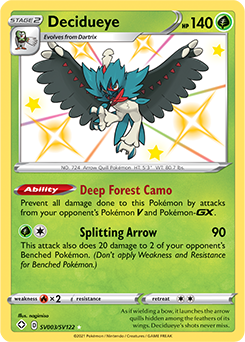Decidueye SV003/SV122 Pokémon card from Shining Fates for sale at best price