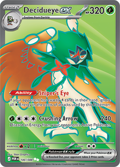 Decidueye ex 100/88 Pokémon card from Perfect Order for sale at best price