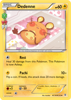Dedenne RC10/RC32 Pokémon card from Generations for sale at best price