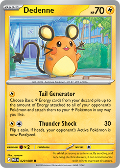 Dedenne 29/88 Pokémon card from Perfect Order for sale at best price