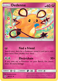 Dedenne 88/131 Pokémon card from Forbidden Light for sale at best price