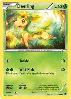 Deerling 15/98 Pokémon card from Emerging Powers for sale at best price