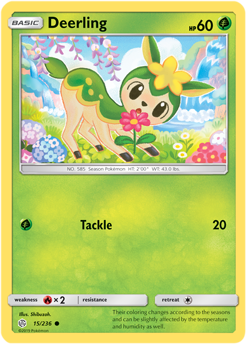 Deerling 15/236 Pokémon card from Cosmic Eclipse for sale at best price
