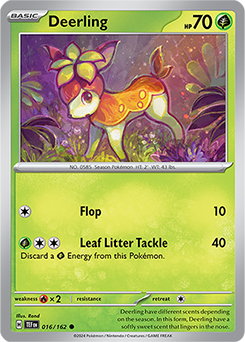 Deerling 16/162 Pokémon card from Temporal Forces for sale at best price