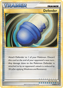 Defender 72/90 Pokémon card from Undaunted for sale at best price