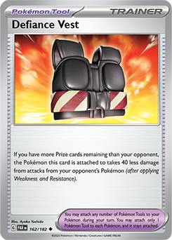 Defiance Vest 162/182 Pokémon card from Paradox Rift for sale at best price
