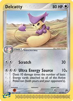 Delcatty 34/100 Pokémon card from Ex Sandstorm for sale at best price