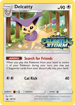 Delcatty SM132 Pokémon card from Sun and Moon Promos for sale at best price