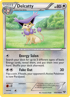 Delcatty 105/146 Pokémon card from X&Y for sale at best price