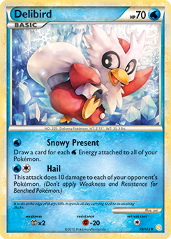 Delibird 39/123 Pokémon card from HeartGold SoulSilver for sale at best price