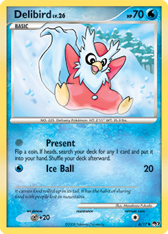 Carte Pokémon Delibird 6/17 de la série POP 7 en vente au meilleur prix