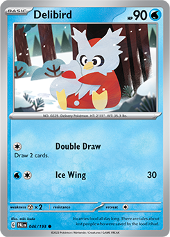 Delibird 046/193 Pokémon card from Paldea Evolved for sale at best price